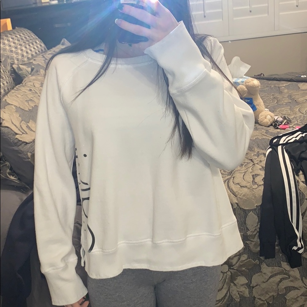 White Calvin Klein Sweatshirt